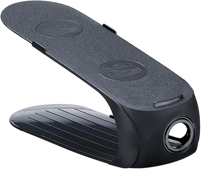 Pack Of 3 Double Layer Stacking Shoe Storage Space Saving Cupboard Organizer