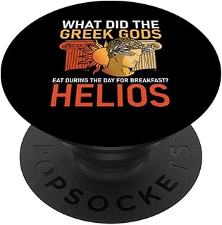 Ancient God Day For Breakfast Helios Greek Mythology PopSockets Adhesive PopGrip