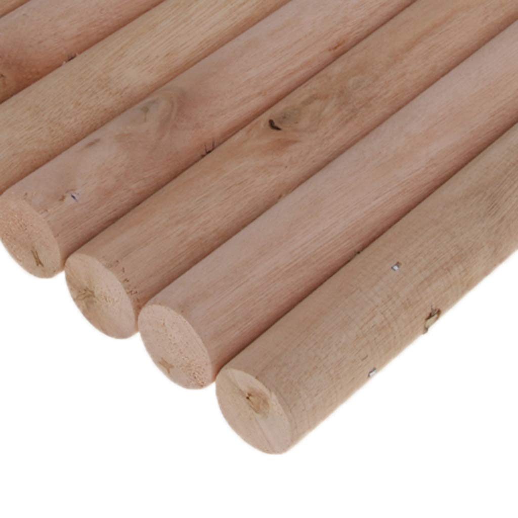 perfk Holz Sonnenbad Wasser Insel Terrasse für Aquarium, L