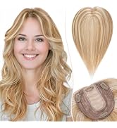 SEGO Pro Hair Toppers for Women Real Human Hair with No Bangs Human Hair Toppers for Women Topper...