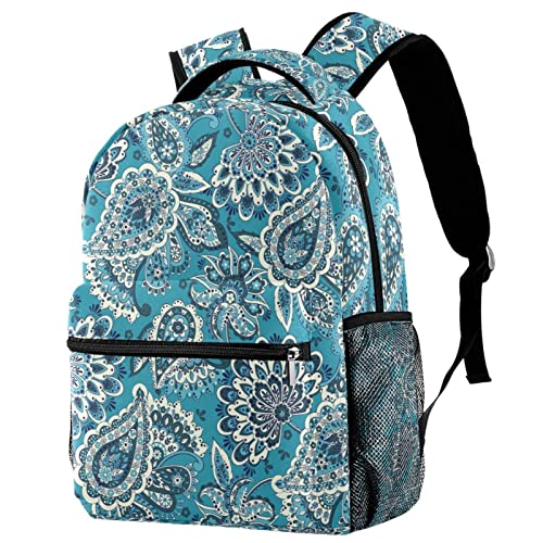 Sac à dos fleurs bleu Leisure Campus pour éviter les fuites de bouteille