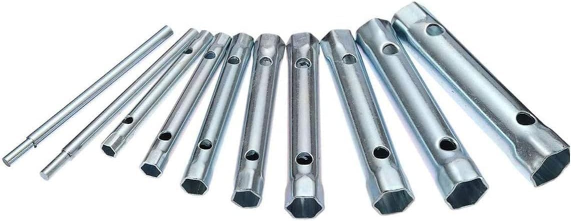10 Pcs Dual-Ended Wrench Socket Plumber Back Nut Tap Spark Plug Spanner Set Extended Spark Plug Wrench