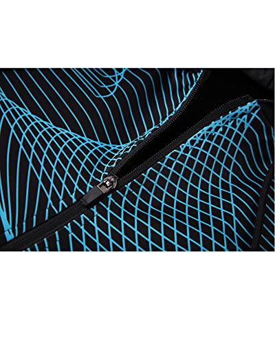 Jacketown Mens Sweatshirts Zip Up Hoodie Zipper Sweater Men's Fashion Hoodies & Sweatshirts(034-Black Blue,Xl) #TOP3