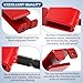 YXYYXY 43416 Anchor Install Adapter for Eskimo Ice Drills and All Ice Anchor Drills, Fit for Ice Anchor Systems, Secure Ice Fishing Tent & Shelter Anchoring Accessory, Winter Fishing Gear, Red