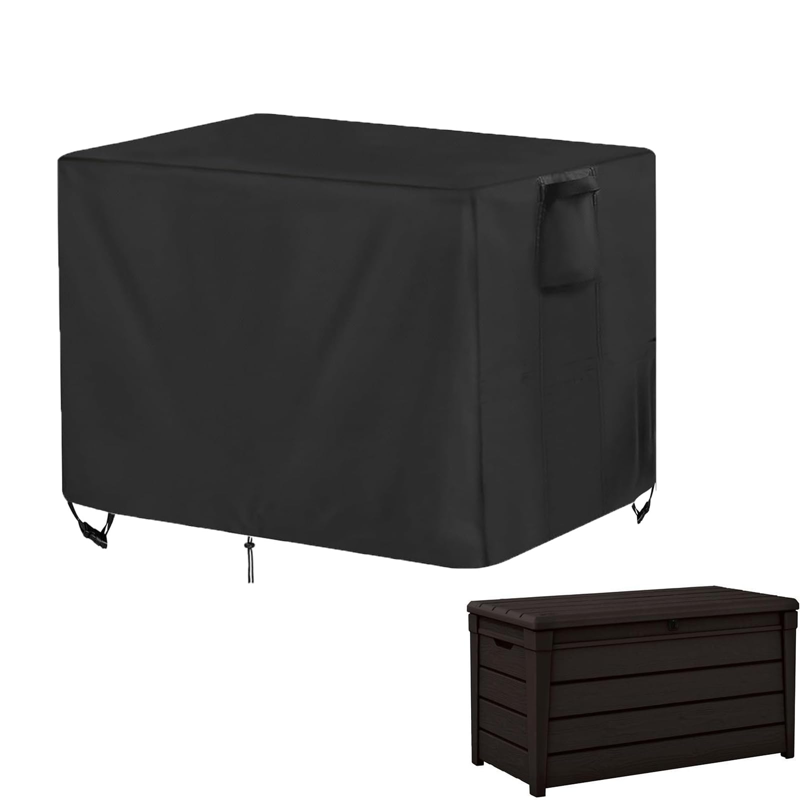 Deck Box Cover, 500D Protect Cover for Keter 454L Storage Box 148x73x58cm — image 1
