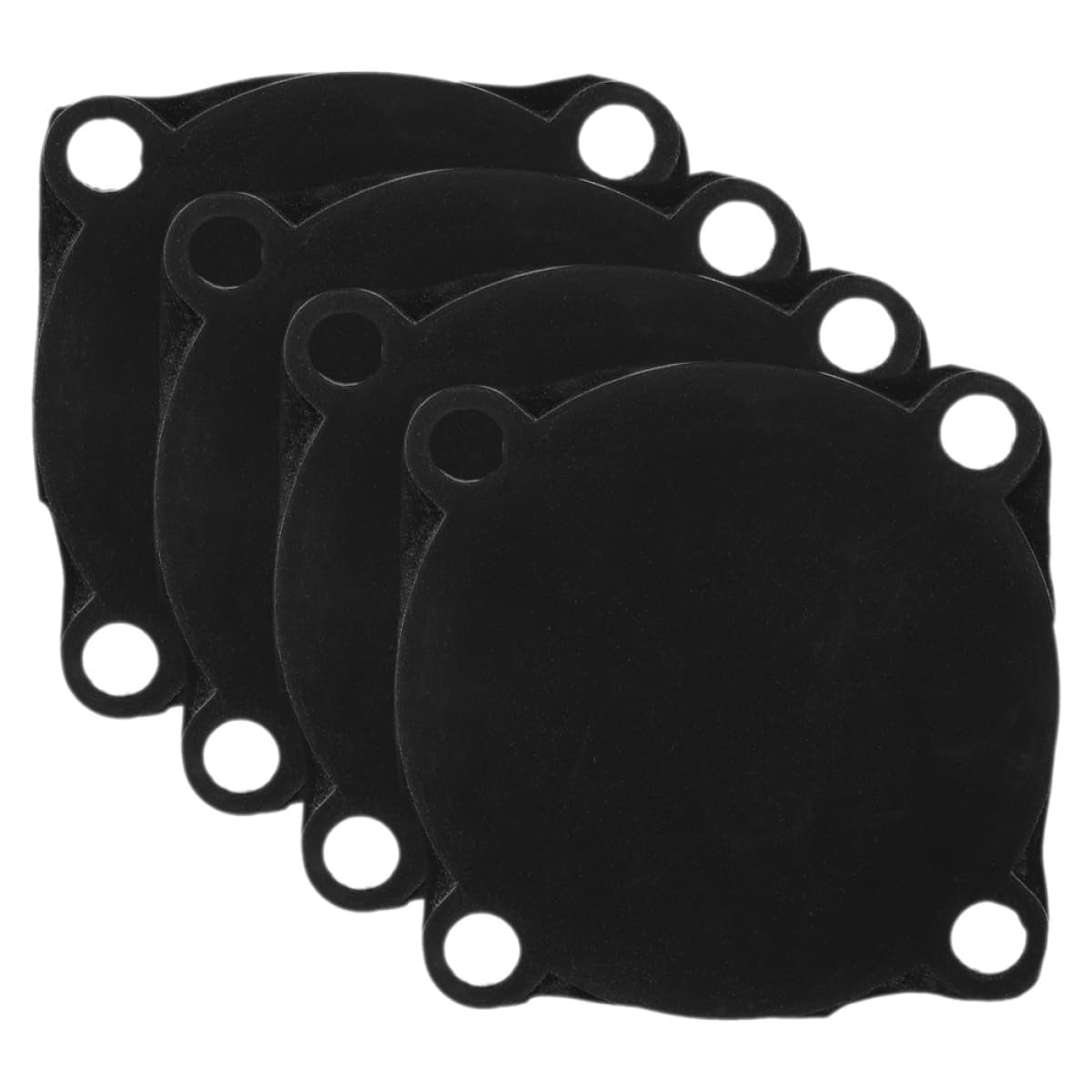 STOBAZA Repuestos Compresor Cevik Kit de Juntas de Goma Negro con 4 Piezas de Almohadillas para Interruptor de Presión, Instalación Rápida y Sellado en Compresores de Aire