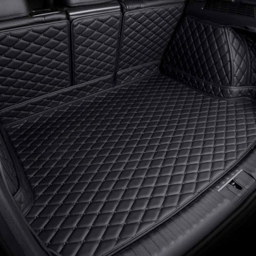 SRTMIRJJ Full Coverage Car Boot Liner Mat for Kia Sportage NQ5 Year 2023-2025, Rear Trunk Protector Mats Leather Waterproof Carpets Cargo Storage Tray,Black