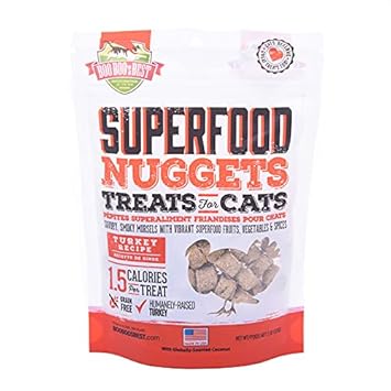 SuperFood Nuggets Treats for Cats - Turkey Recipe