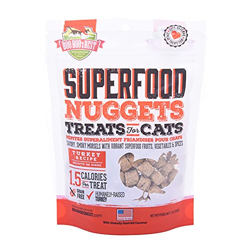 SuperFood Nuggets Treats for Cats - Turkey Recipe (B083JLYM47) Amazon Price History, Amazon Price Tracker