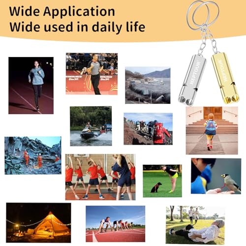 Emergency-WhistlesPremium-Safety-Survival-Whistle-with-Lanyard-KeychainHigh-Pitch-Double-Tubes-Coyote-Whistle-for-Outdoor-Hiking-Camping-Hunting-Boating-Rescue-Signal-Whistle-Lifeguard