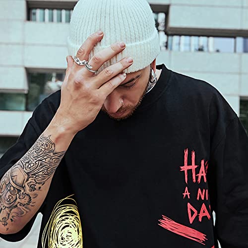 Zzhdcc Gothic Punk Stackable Rings 17Pcs Alt Cool Snake Vintage Ring Black Silver Claw Frog Spider Eye Dragon Rings Adjustable Open Y2K Rings Set For Men Women Birthday Gifts (17Pcs) #TOP1