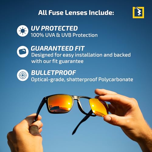 Image of Fuse Lenses Polarized Pro Replacement Lenses For Oakley Fuel Cell