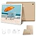 Produktbild Tablet 10.1 Zoll 4G LTE Tablet-PC, Octa Core Android 9.0 Zertifiziert von Google GMS 4GB RAM, 64GB ROM Tablet IPS HD, 8000 mAh, Doppelt Lautsprecher Stereo,WiFi/Bluetooth/GPS/OTG Type-c - Gold