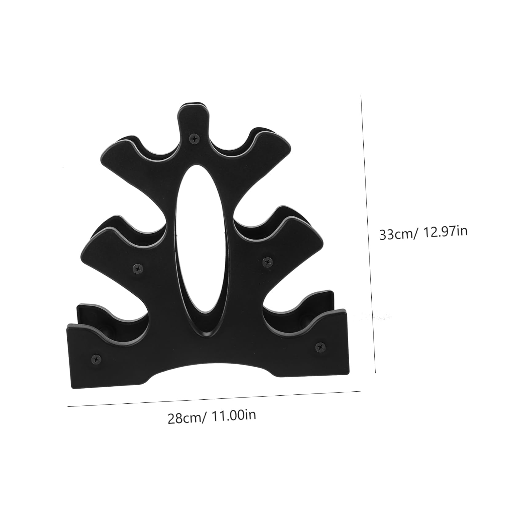 VANZACK 2Pcs Dumbbell Saddle Rack Multi Layer Vertical Stand for Home Gym Compact Weight Holder Stable Design for Up to Space Saving Dumbbell Support