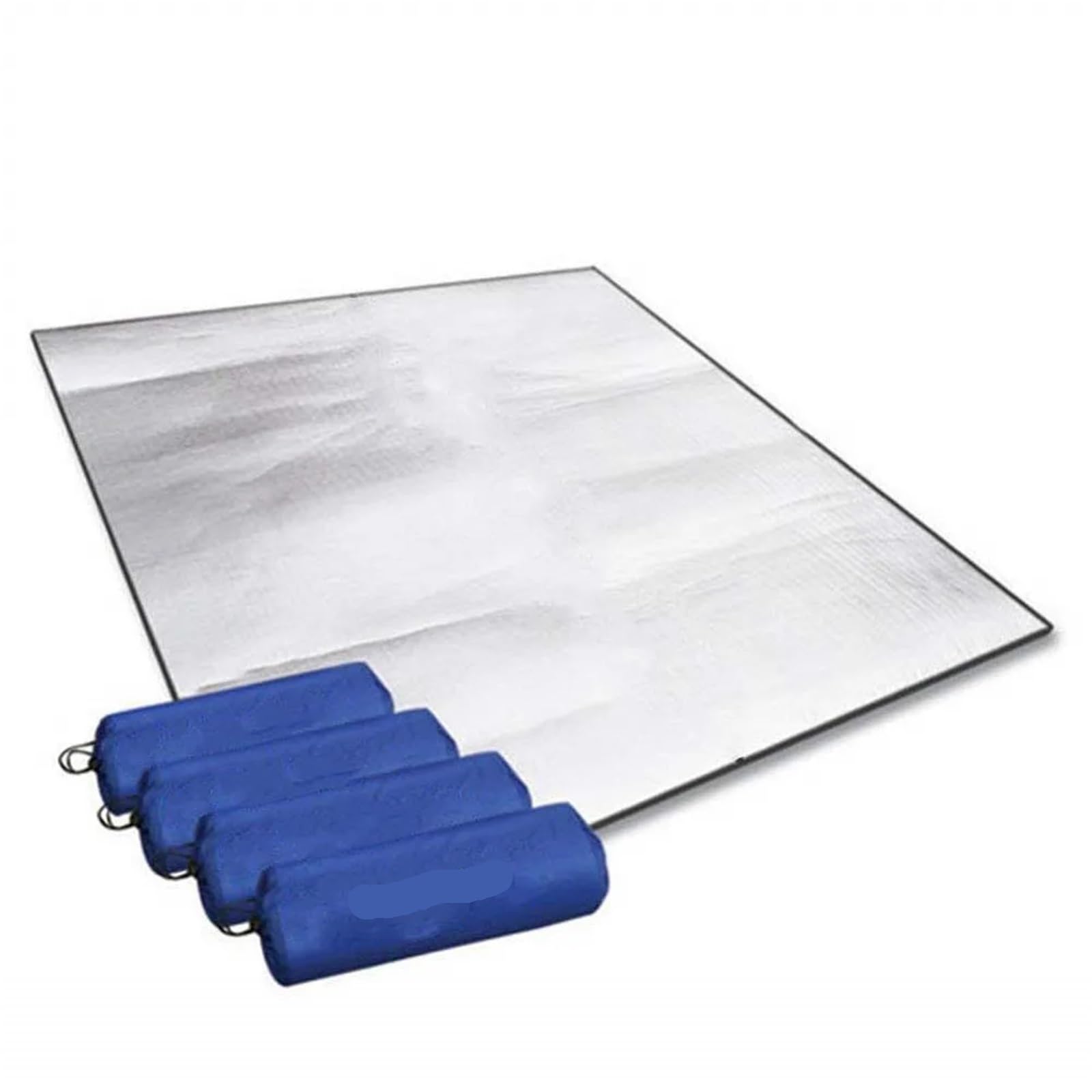 Mata namiotowa z pianki aluminiowej 0,25 cm, składana, izolacyjna, wiele rozmiarów(180cmx200cm)