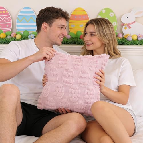 Fundas de almohada de primavera antialérgicas lavables para sofá 4
