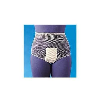 Derma Sciences GL622 Surgilast Pre-Cut Tubular Elastic Dressing Retainer, Perineum Panty, Large/X-Large Pack of 20