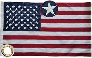 American Flag 3x5FT -(90x150cm) Embroidered Stars Sewn Stripes Outdoors Indoors USA Flags Nylon flag Brass Grommets banner