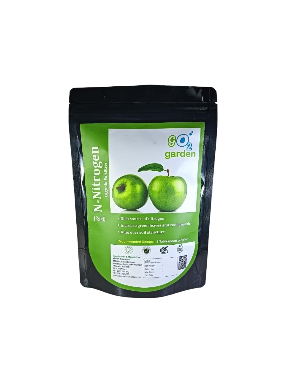 go2 garden N- Nitrogen Fertilizer For All plants. Organic Nitrogen Fertilizer (Nitrogen : 13%)- 400gms (B0D8Q6NPXZ) Amazon Price History, Amazon Price Tracker