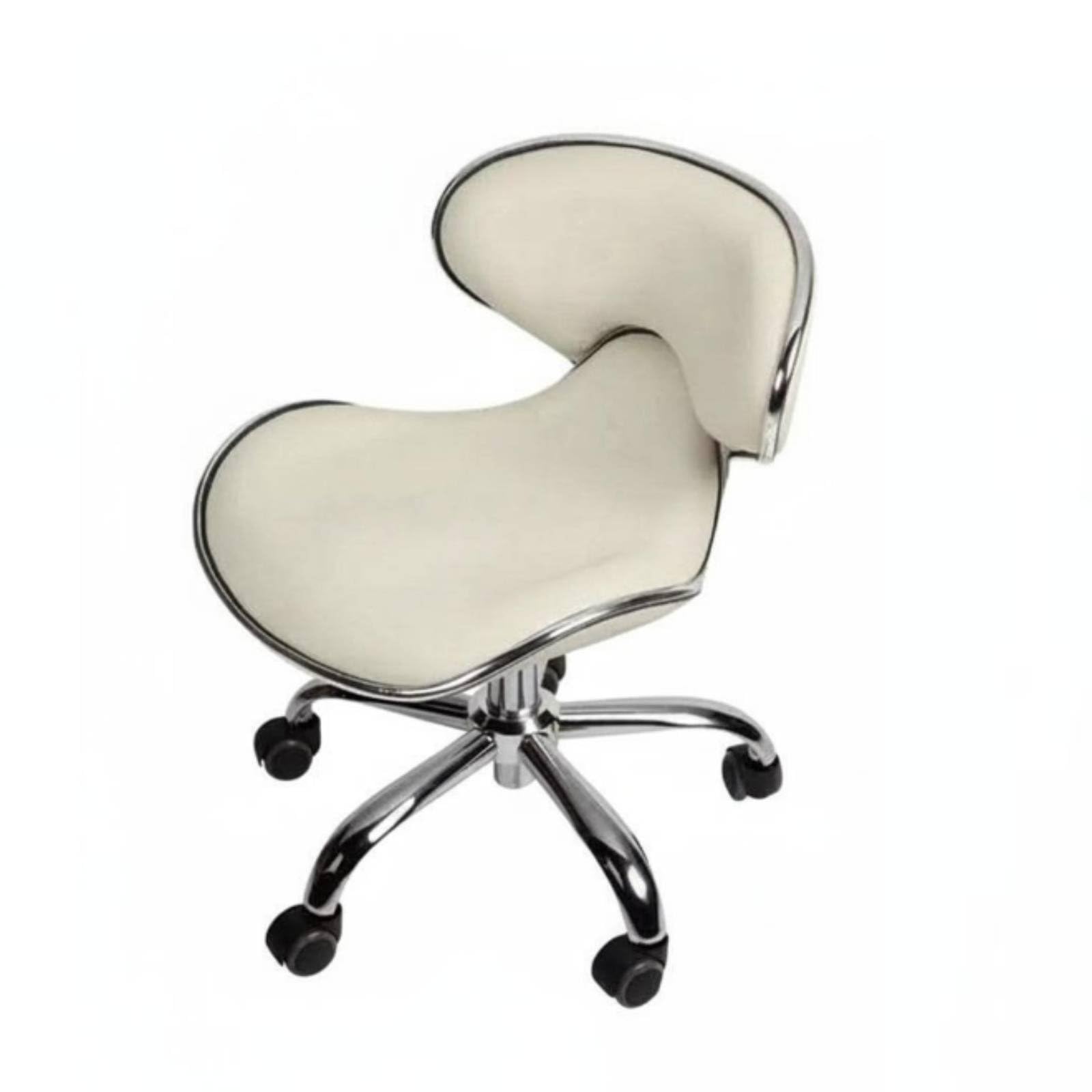 Silla giratoria de belleza ajustable para evitar dolores de espalda en clínicas y salones