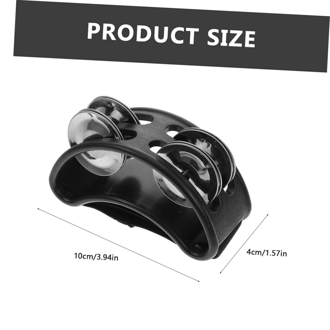 ULDIGI Pedal Tambourine for Boys and Girls Adults Foot Bell Percussion Accessory Musical Foot Tambourine