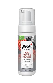 Yes To Tomatoes Anti Pollution Detoxifying Charcoal Oxygenated Foaming Facial Cleanser - 4.5 fl oz