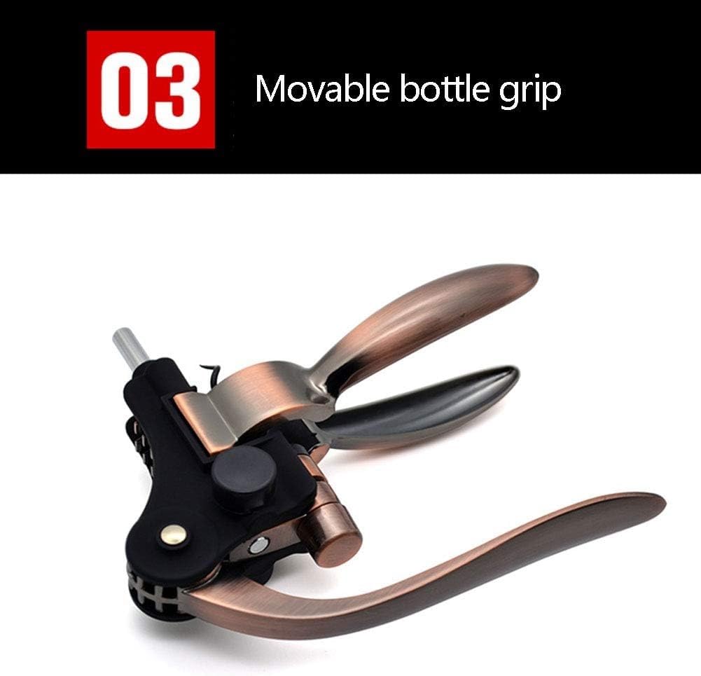 Weinöffner Korkenzieher Set Edelstahl Multifunktions Werkzeug Kit mit Folienschneider, Ausgießer, Stopper, Thermometer, in Geschenkbox - Perfekt für Weinliebhaber