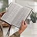 NKJV, Reference Bible, Classic Verse-by-Verse, Center-Column, Leathersoft, Black, Red Letter, Thumb Indexed, Comfort Print: Holy Bible, New King James Version