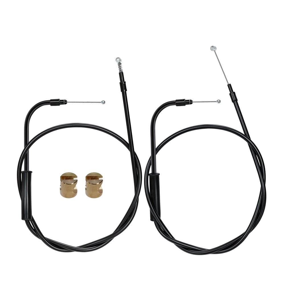 Juego de cables ralentí para acelerador motocicleta, 116/132/137CM, Para Softail Para personalizado Para la noche Para el tren Para Deuce 2000-2006