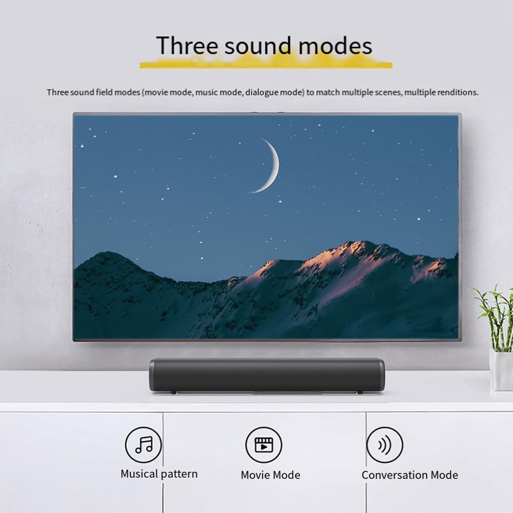 Mały soundbar do głośników telewizyjnych z Bluetooth 5.0/HD/Optical/USB/AUXConnection 50 W soundbary ścienne do domowego