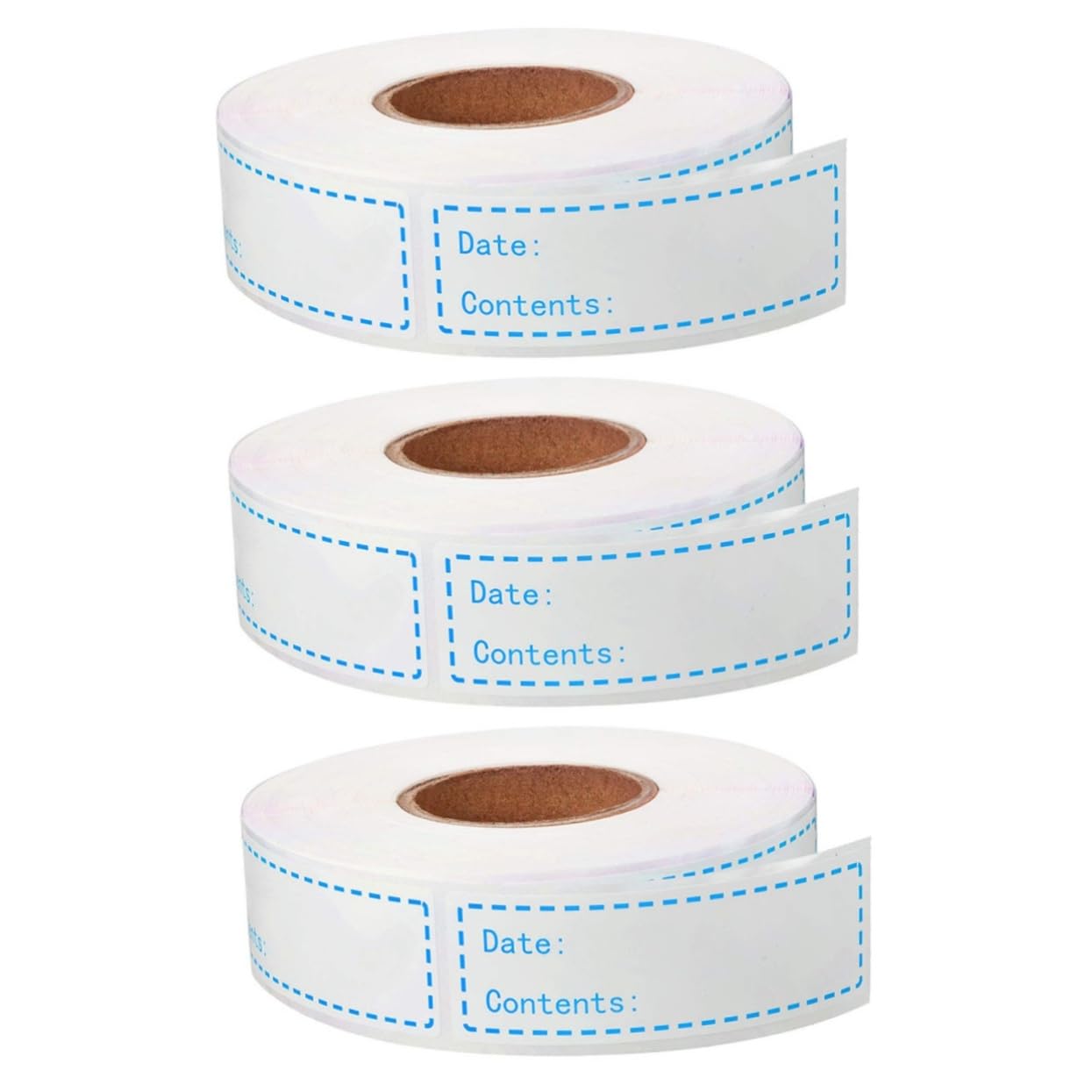 STOBOK 3 Di Carta Naturale Inglese Adesivi Data Record Etichette Indice Per Cucina Cibo Casa Ufficio Forniture Artigianali