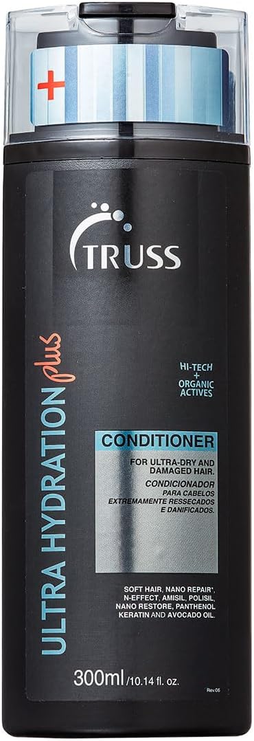 Truss Condicionador Ultra Hydration Plus | Hidratação Intensa e Reparação para Cabelos Danificados | 300ml