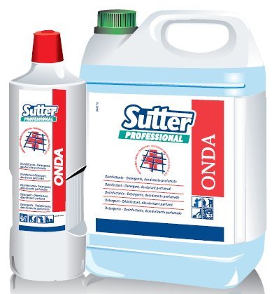 Limpiador desinfectante Sutter Onda, envase de 5 kg