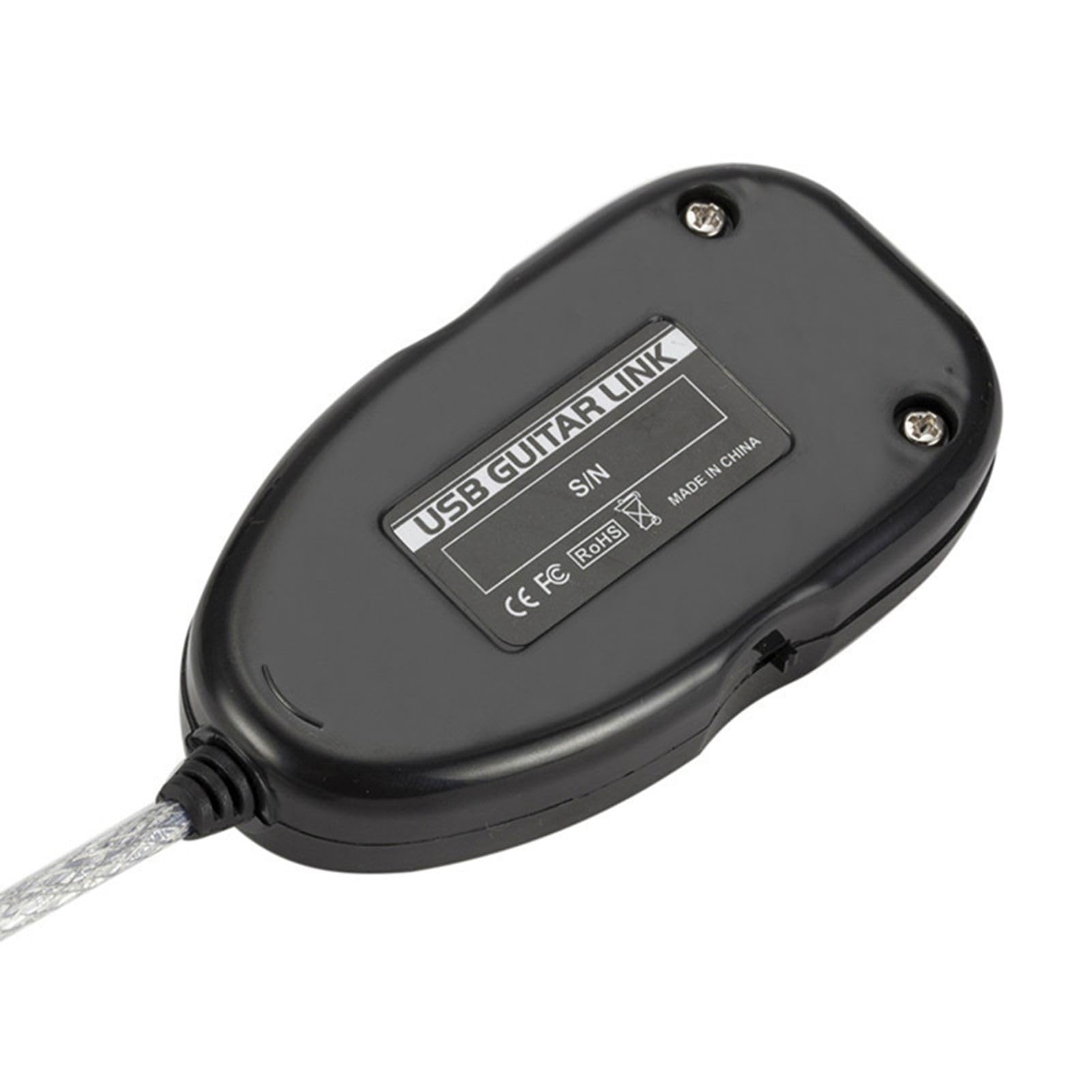 Interface Audio USB Pour Guitare - Adaptateur Câble Guitare Vers USB, Enregistrement Sur PC/Mac, Couleur Noire - 4