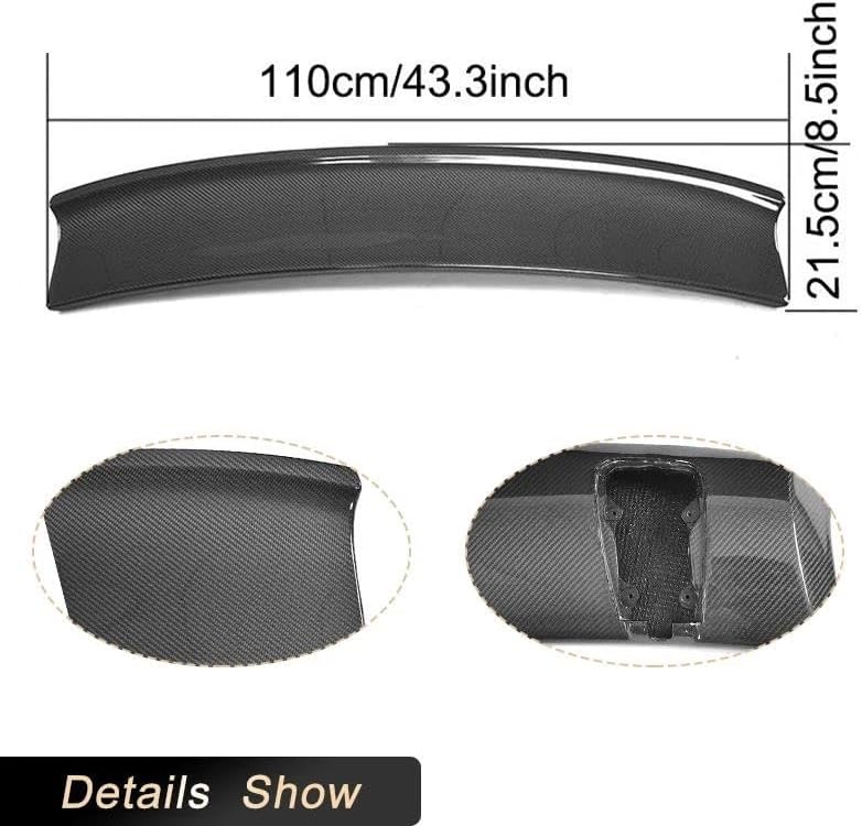 車用リアスポイラー リアトランクスポイラーウィングカーボン