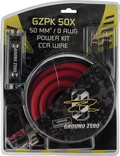 Kit Cavi GZPK 50X x amplificatore Cavo da da auto rca 0 awg àò 50 mm² 50mm installazione da da auto