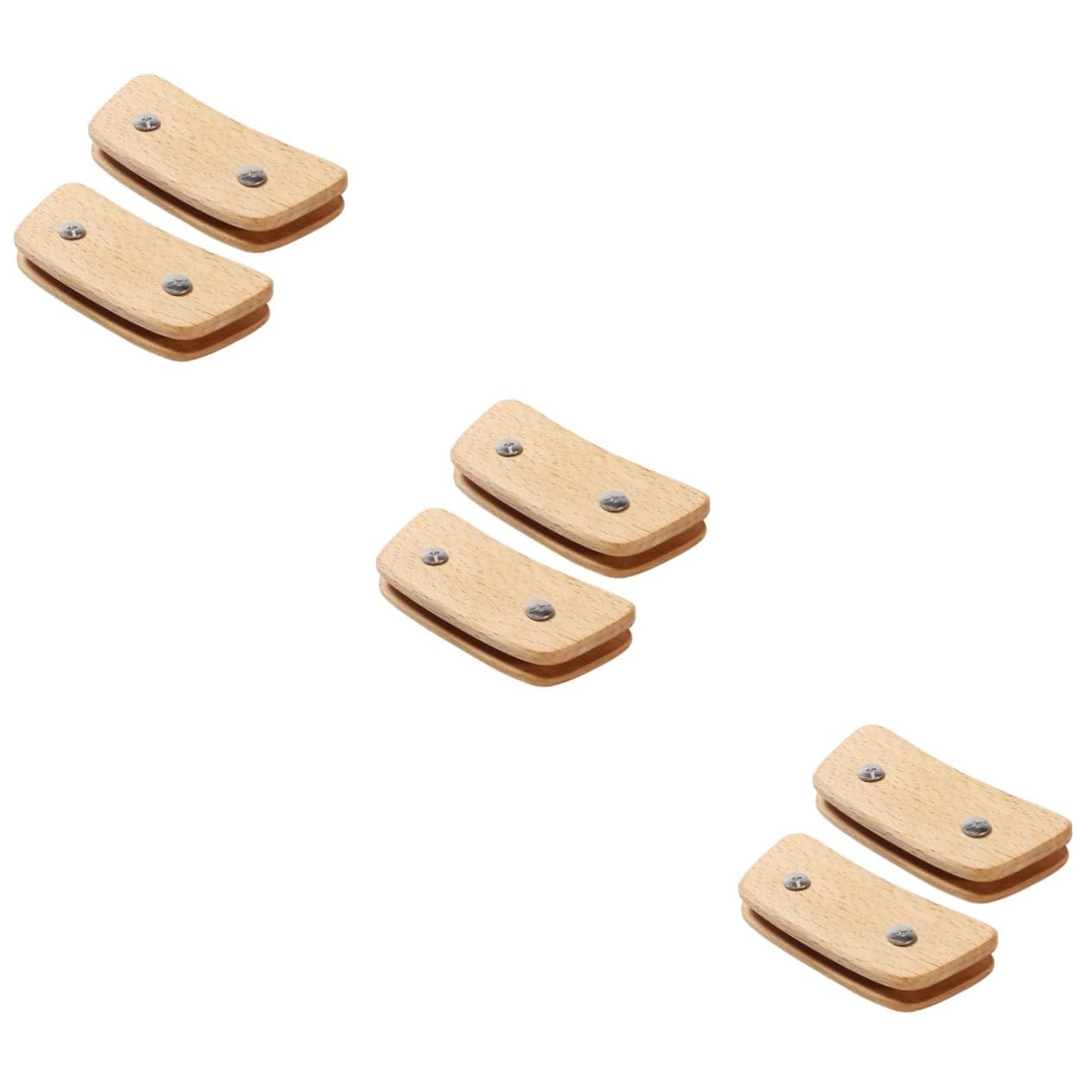 BESTonZON 3paia Maniglie Legno Resistenti Al Calore Per Padelle Di Coperture Antiscottatura Per Maniglie Di Padelle Accessori Per Cucina Per Ghisa e Inossidabile