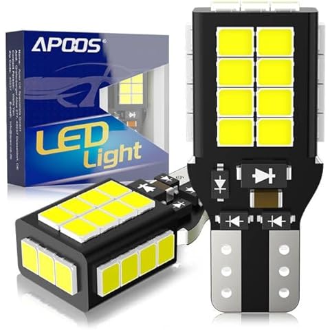 APOOS T15 W16W LED Bulbs for Reverse Lights Cover