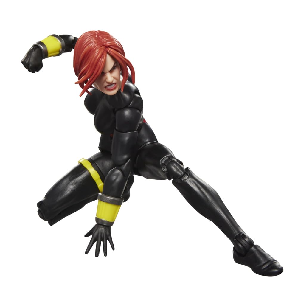 Marvel Legends Series, Black Widow y Quicksilver, Avengers: The Crossing, Figuras coleccionables de 15 cm inspiradas en los cómics