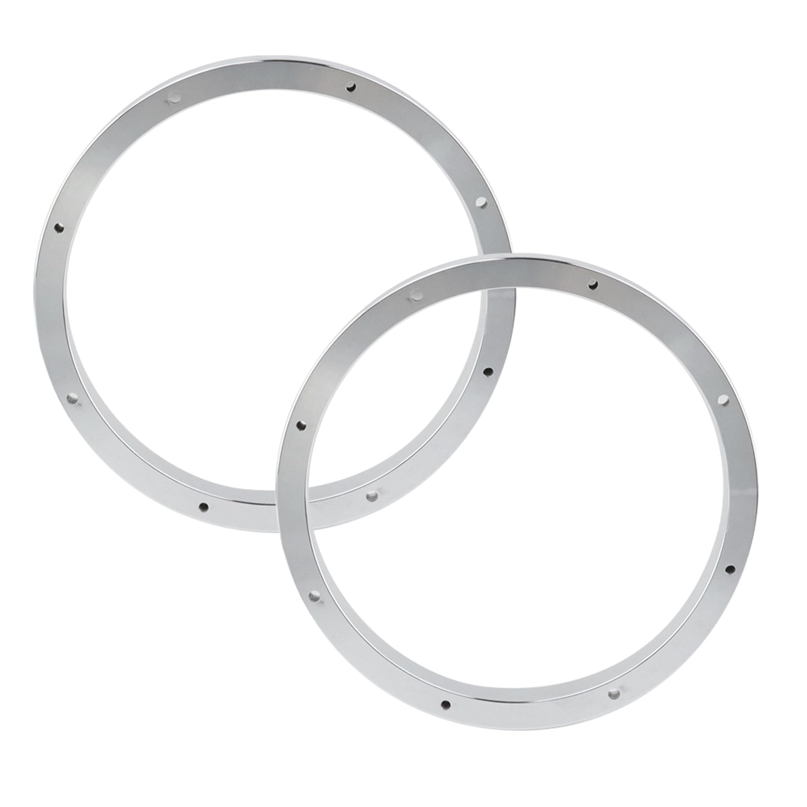 Modengzhe 2 szt. 15-1.3 cm głośnik niskotonowy ze stopu aluminium uniwersalne dopasowanie do samochodu, głębokość 1,9 cm