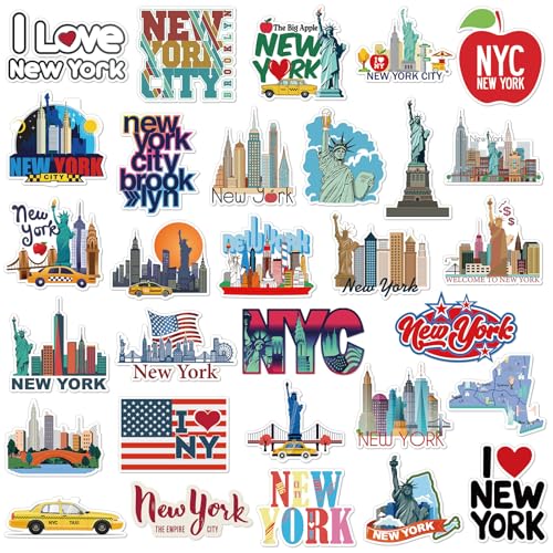 Konohan 30 Pcs New York Souvenirs Gifts New York Magnet for Refrigerator City Magnetic Refrigerator...