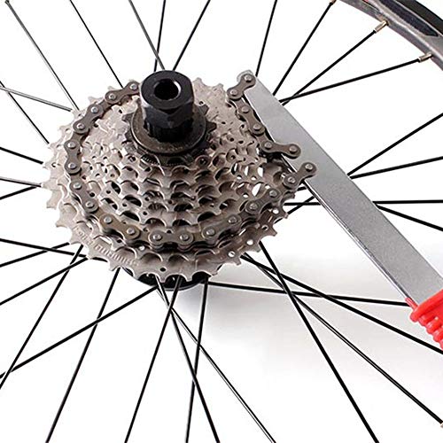 HUA Bike Cassette Removal Tool with Chain Whip Bicycle Sprocket Removal Tools Sprocket Remover 4-Piece Set