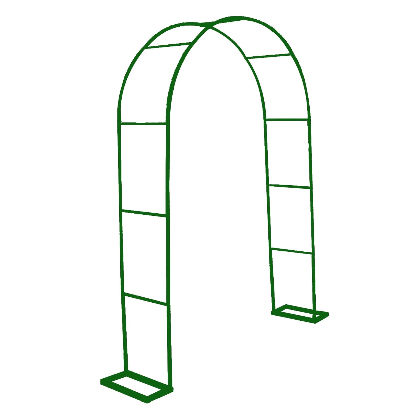 Łuk ogrodowy do róż pnących, metalowa pergola do dekoracji na zewnątrz, zielona żelazna altana ogrodowa na imprezy i wydarzenia, idealna do grillowania i dekoracji ogrodu