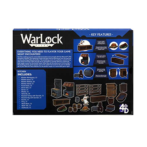 WizKids , Warlock Tiles: Accessory - Kitchen, 1 + Players, Ages 12+, 30 to 60 Minutes Playing Time – Bild 3