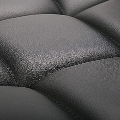 Leopard Bar Stools, Modern Pu Leather Adjustable Swivel Bar Stool With Back, Set Of 2 (Black) #TOP3