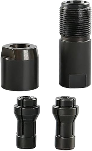 Amoladora angular Accesorio a molinillo recto Chuck Kit de accesorios multifunción convertidor M10 para tareas de lijado corte pulido, 0.236