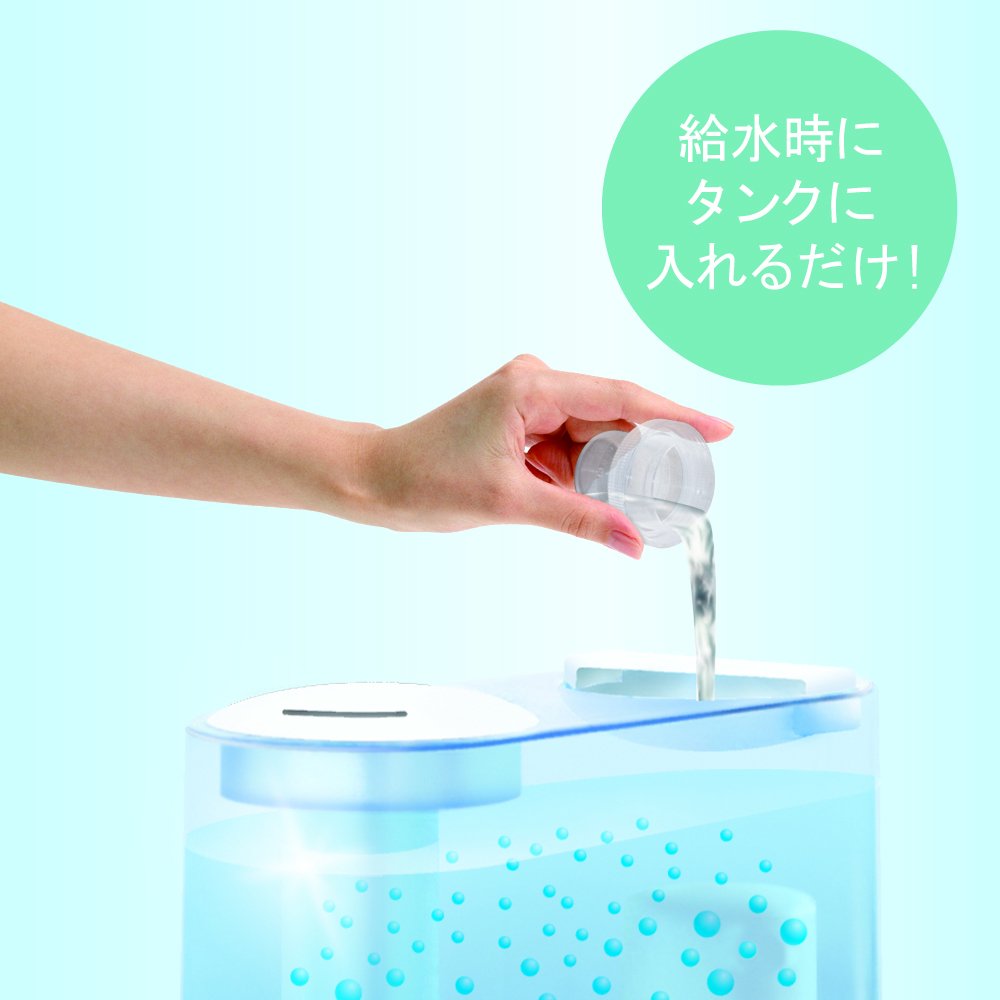 Amazon.co.jp: 加湿器の除菌タイム 液体タイプ 無香料 給水タンク内の
