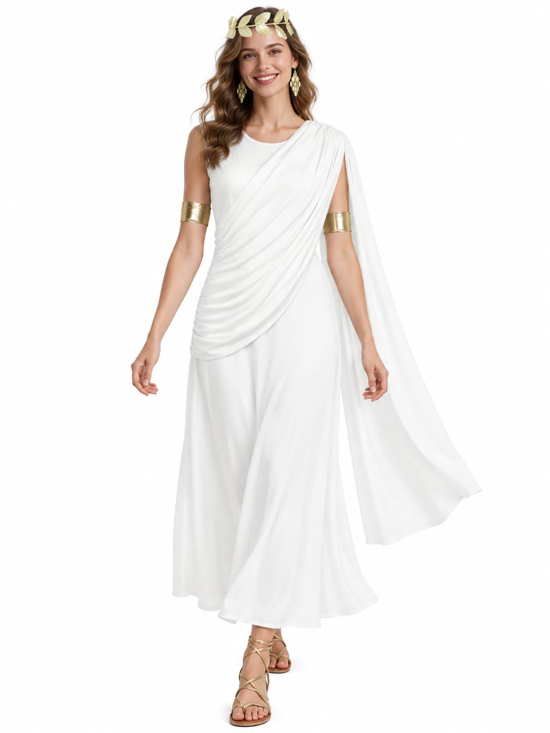 Photo 1 of HOMELEX Women's Greek Goddess Toga Costume