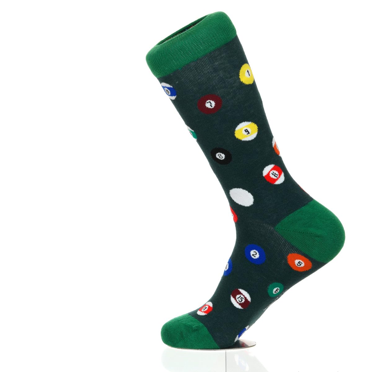 Sock Atomica Unisex Billiards Fancy Colorful Cotton Comfy Novelty Funny Dress Socks Gaming Patterned, Small