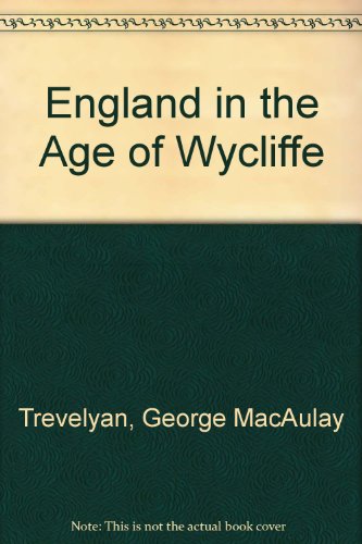 England in the Age of Wycliffe 0404566774 Book Cover